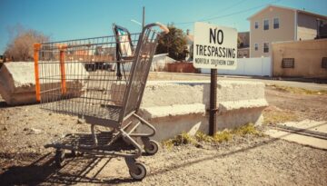 Shopping Cart - No Trespassing