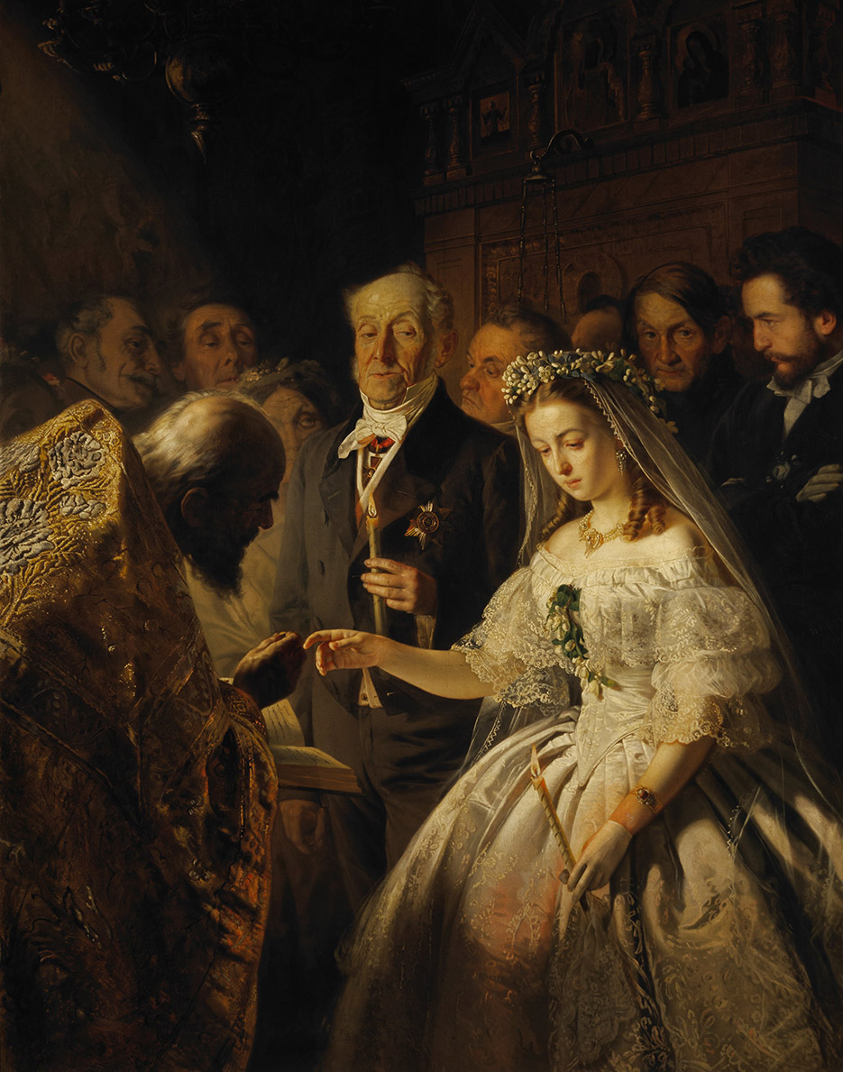 Василий Пукирев Неравный брак. 1862